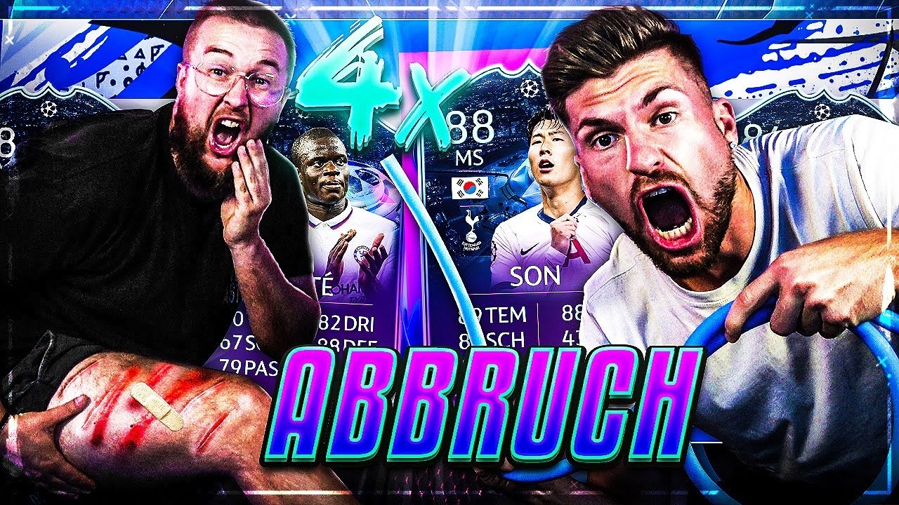 4x GUMMISCHLAUCH endet im STREIT .. 🤬😱 Blind Draft Battle FIFA 20 !!