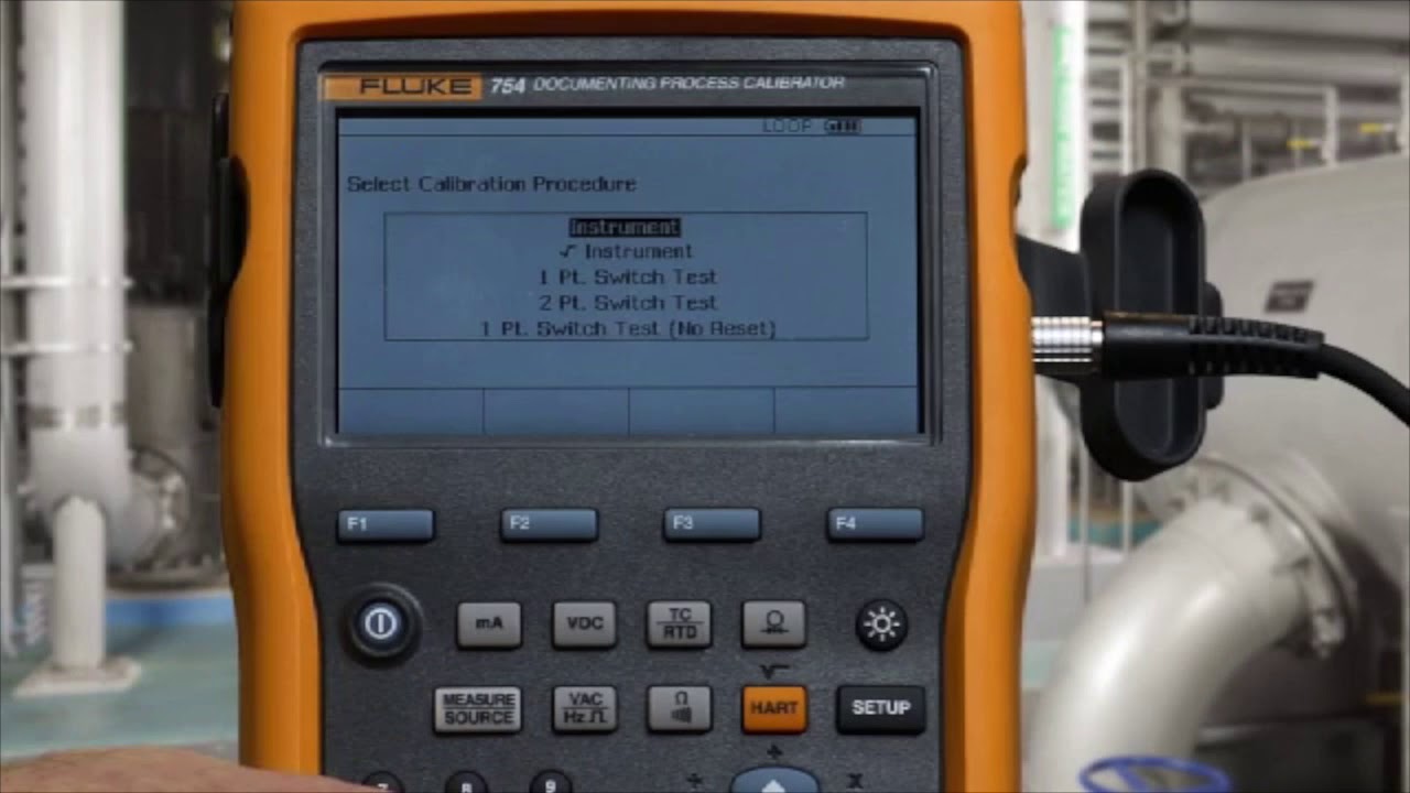How To Calibrate a Pressure Transmitter with the Fluke 754 Documenting Process Calibrator
