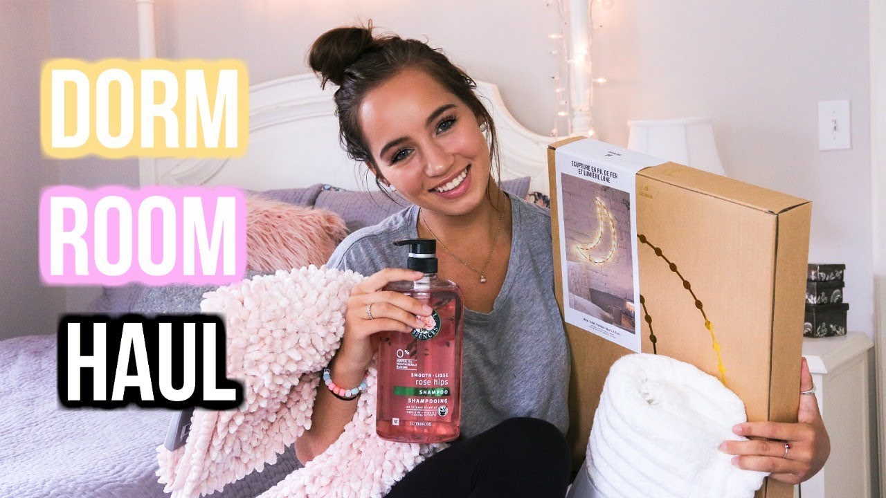 DORM ROOM HAUL (everything you NEED to bring) *boarding school*