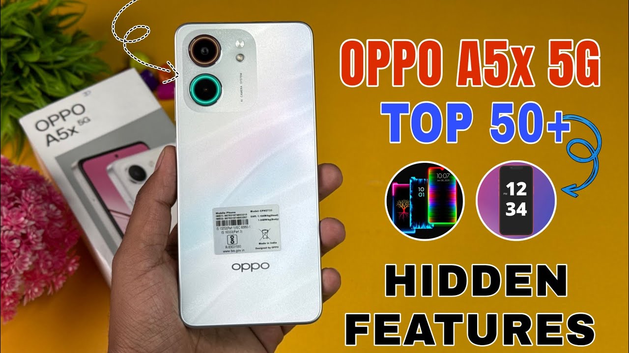 Oppo A5x 5G Top 50++ Hidden Features | Oppo A5x Tips And Tricks | Oppo A5x 5G