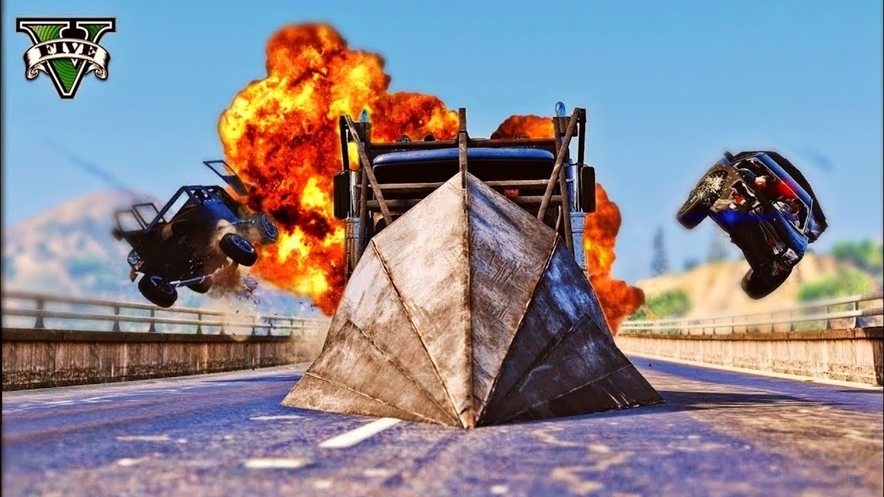 GTA 5 Phantom Wedge Truck Crashes | Epic Impact & Destruction Compilation part2 #gta5 