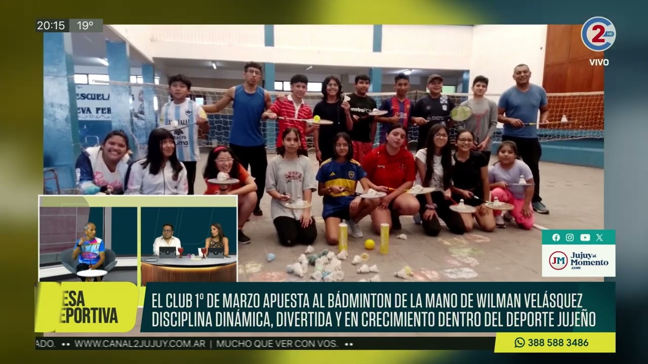 El Bádminton se instaló en el club 1º de marzo y abrió convocatoria