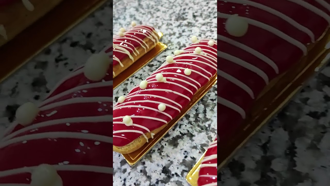Strawberry Eclair #shorts #satisfying #viral #asmrsounds #ideas #eclair