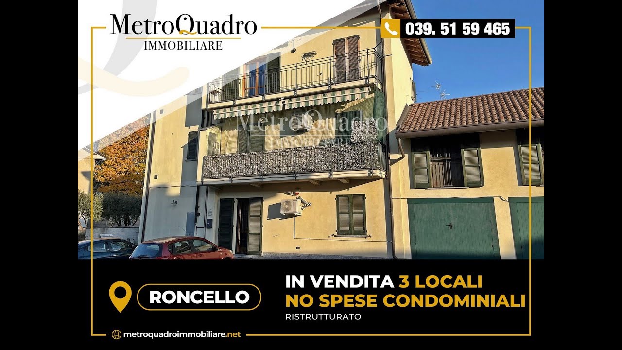 RONCELLO - Splendido 3 locali con soppalco a vista | LIBERO SUBITO