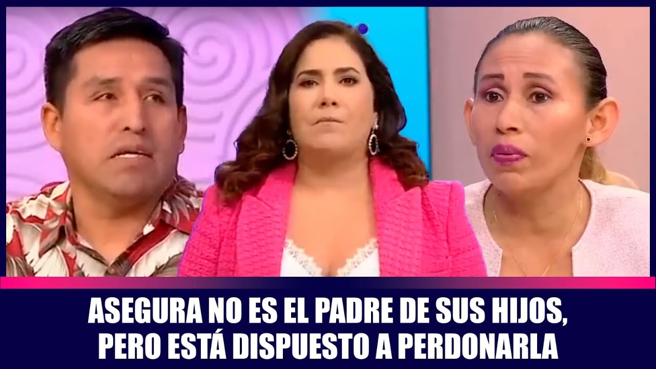 Asegura no es el padre de sus hijos, pero está dispuesto a perdonarla | Andrea