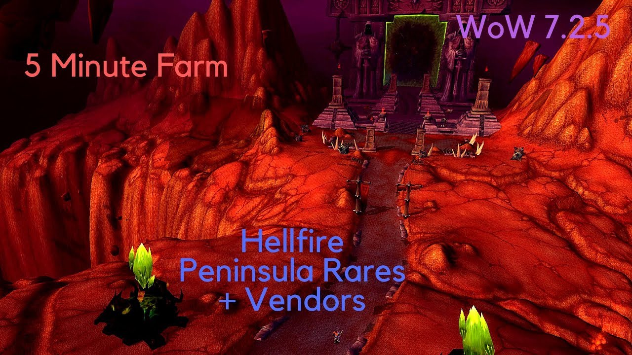 5 Minute WoW Gold farm - Hellfire Peninsula (rares + vendors)