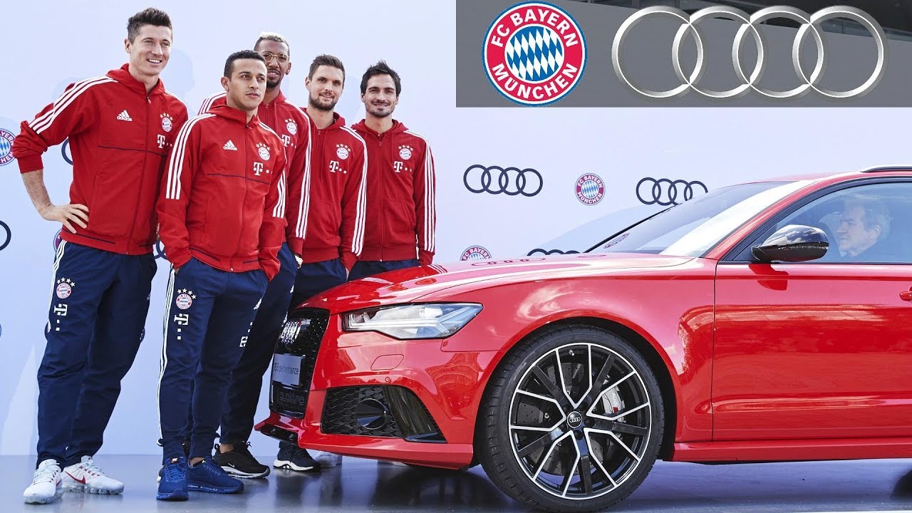 FC Bayern Munich Receives  New Audi Cars
