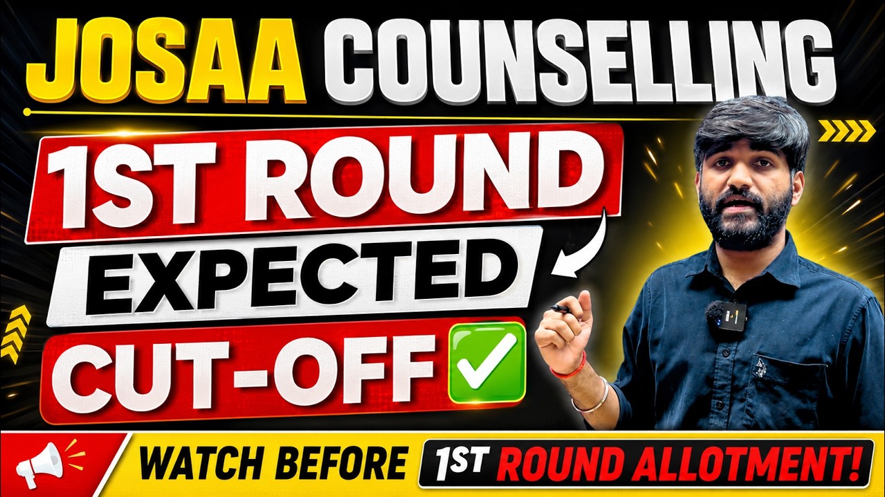 JOSAA Round 1st Expected Cut-off 🤯 2026 | Josaa Counselling Round-1 Cut-off 2026 #josaa #csab2026