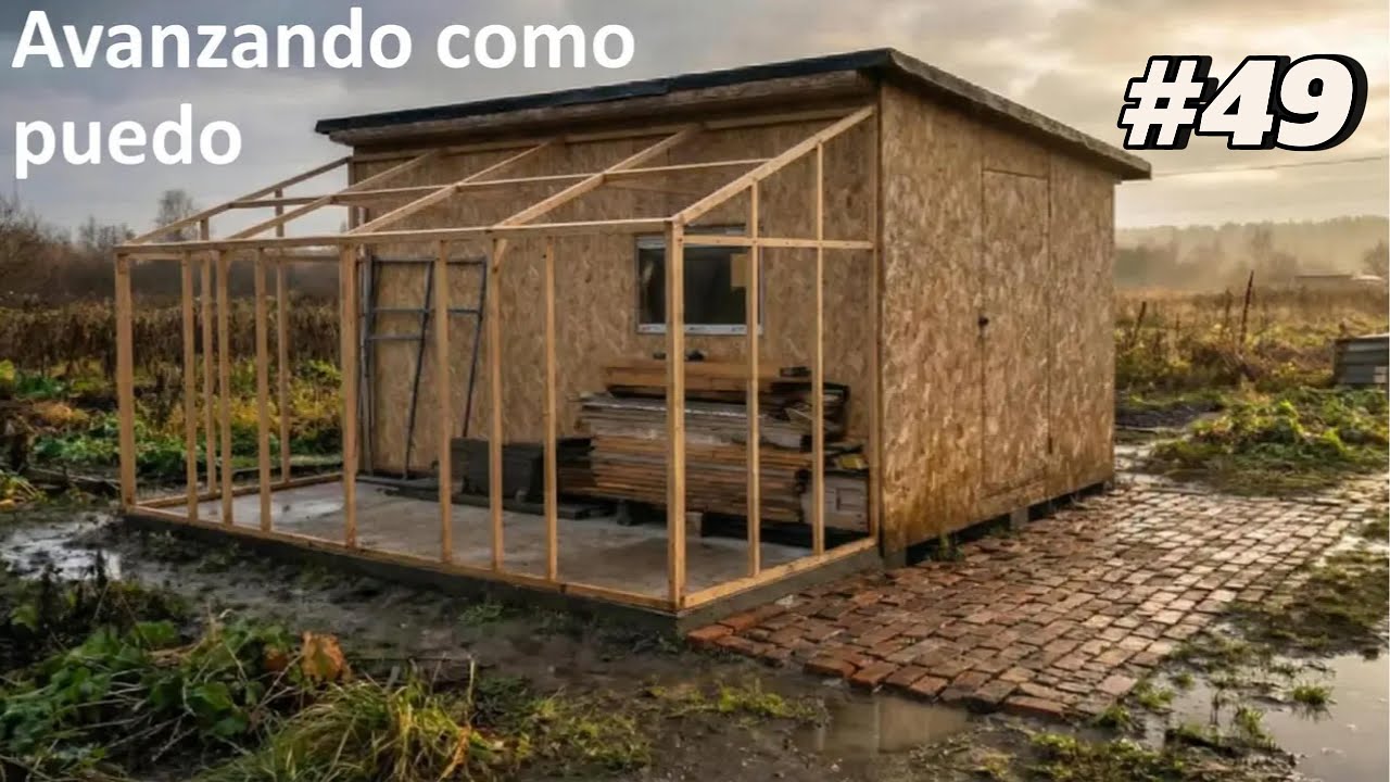 Huerta en pausa por la lluvia y avances en el invernadero de semilleros