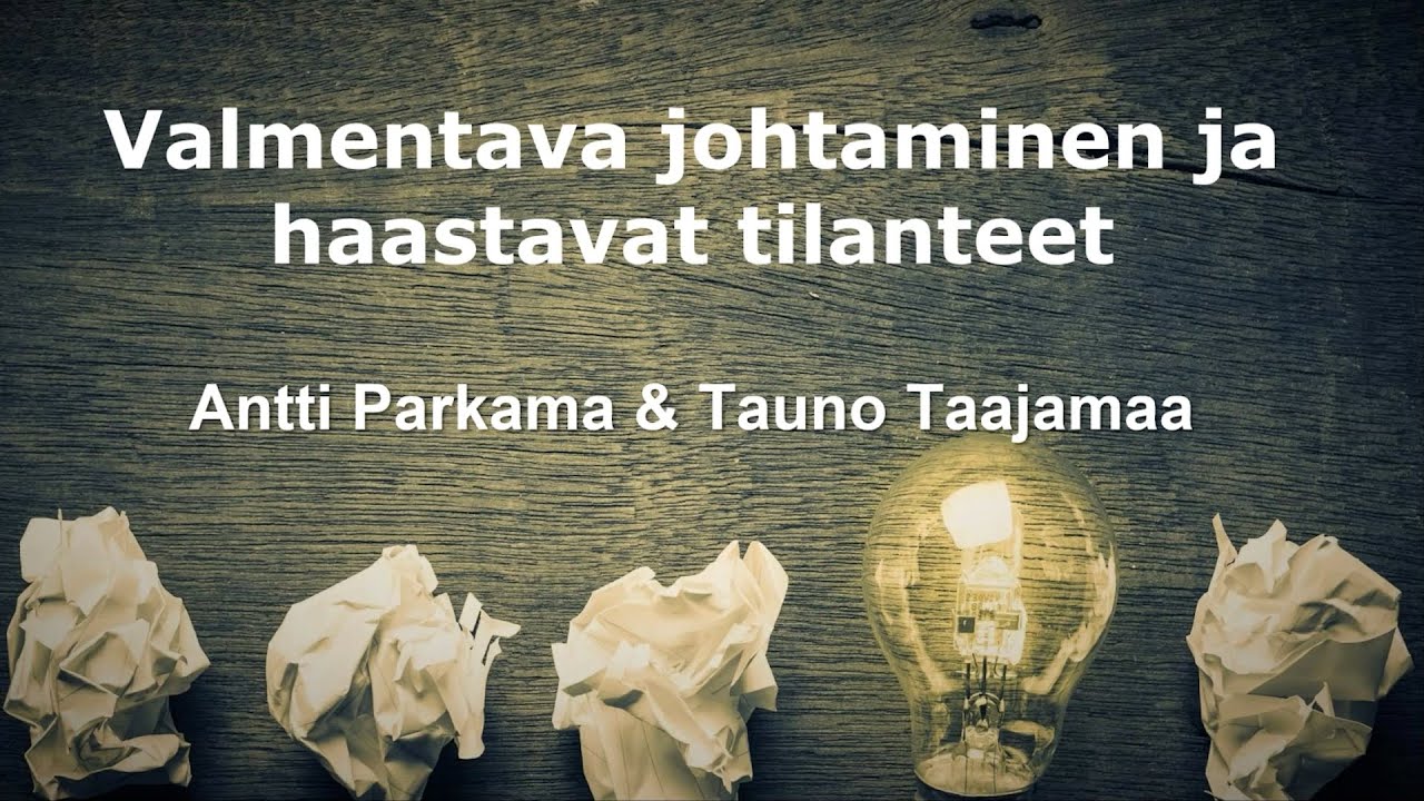 Valmentava johtaminen ja haastavat tilanteet – MIF webinaari