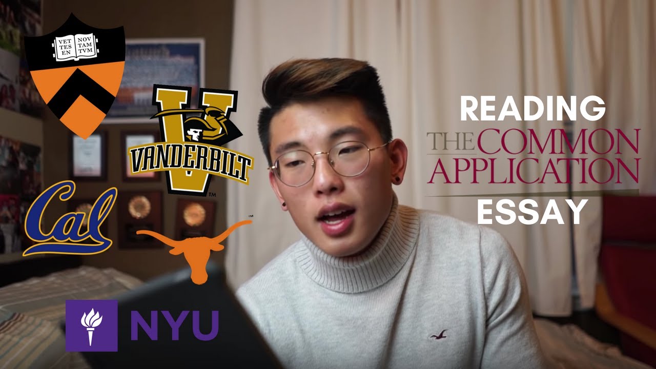 College Essays that got me into Princeton University