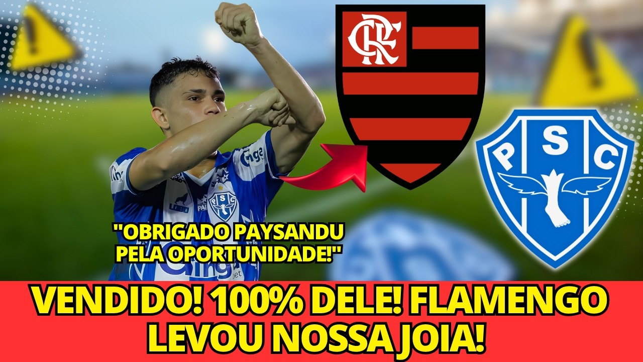 😭 MAIOR VENDA DA HIST&Oacute;RIA! PAYSANDU ACABA DE VENDER 100% DE PEDRO HENRIQUE! ENTENDA! PAYSANDU SC