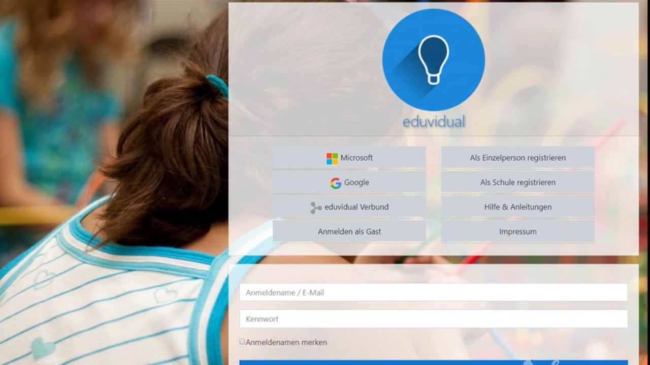 Eduvidual Registrieren