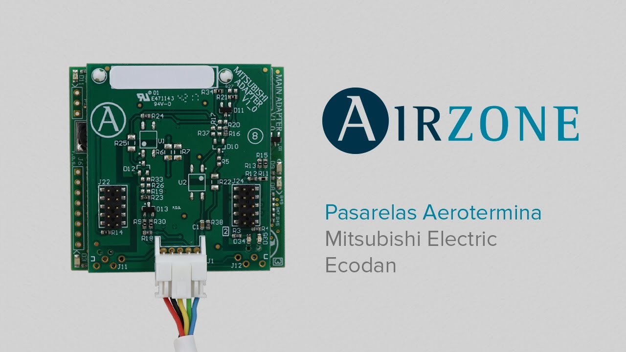 Instalación Pasarela  de Aerotermia Airzone Mitsubishi Electric Ecodan