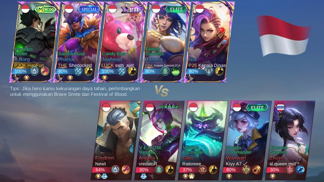 LAWAN PICK FREDRINN DAN GLOO.. AUTO PICK X BORG HYPER 🔥🔥🔥