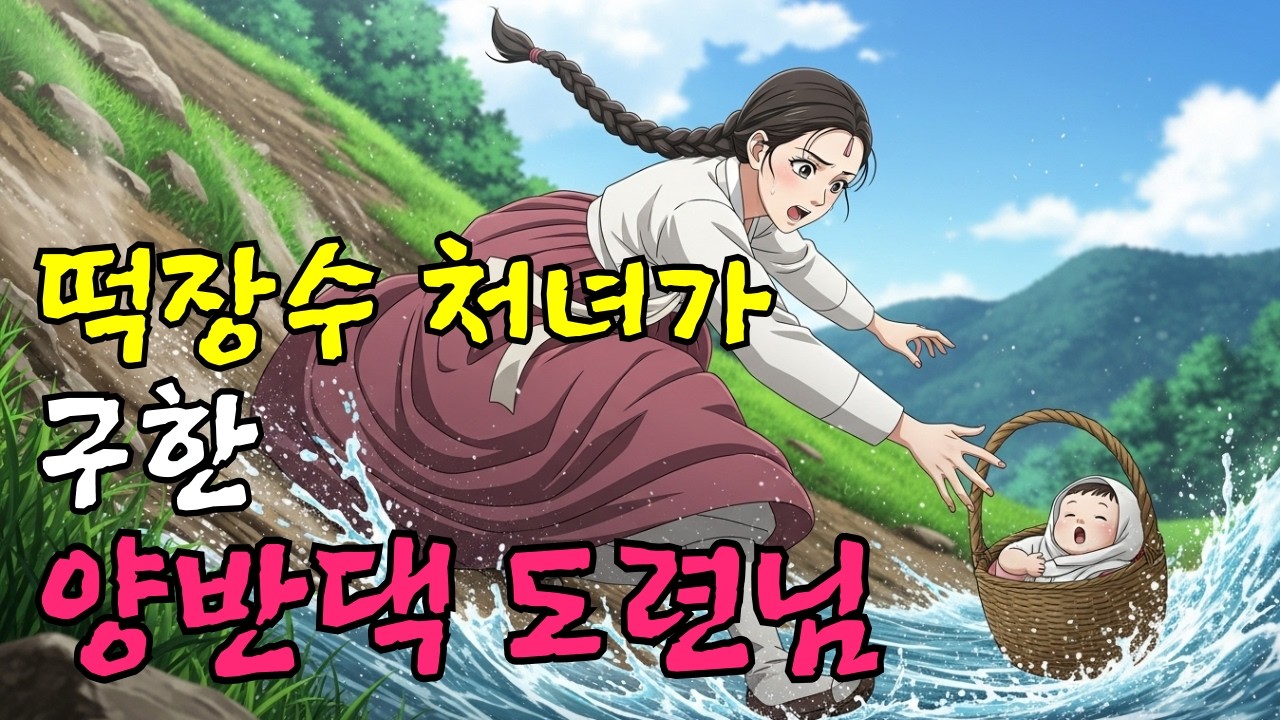떡장수가 처녀가 구한 양반댁 도련님ㅣ야담,민담,신화,전설,옛이야기,조선시대이야기