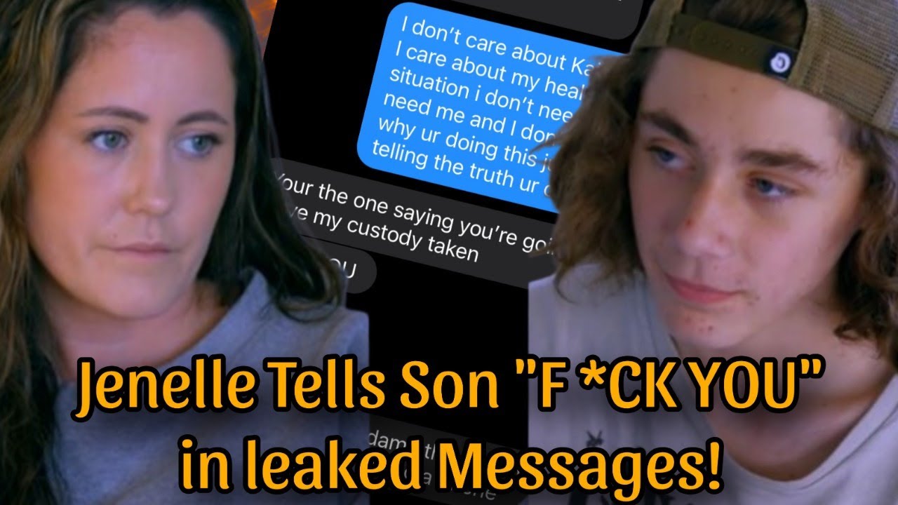 Jenelle Evans Responds After son Jace Leaks Messages Between The Two, 