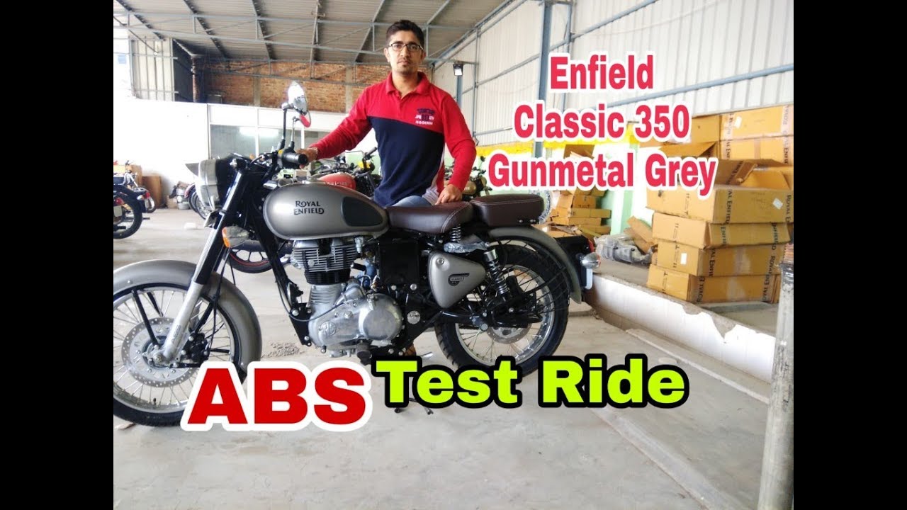 2019 Royal Enfield Classic 350 ABS Gunmetal Grey Test Ride#BPC