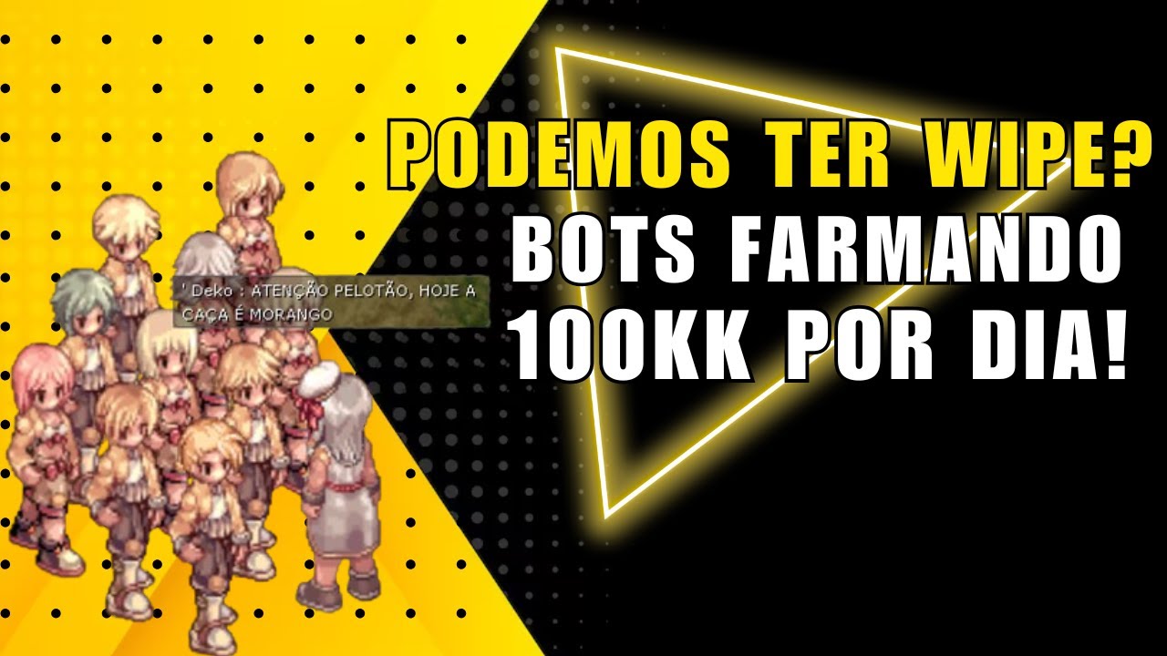 Você é a favor ou contra um wipe no servidor? Vão conseguir resolver as questões dos bots?