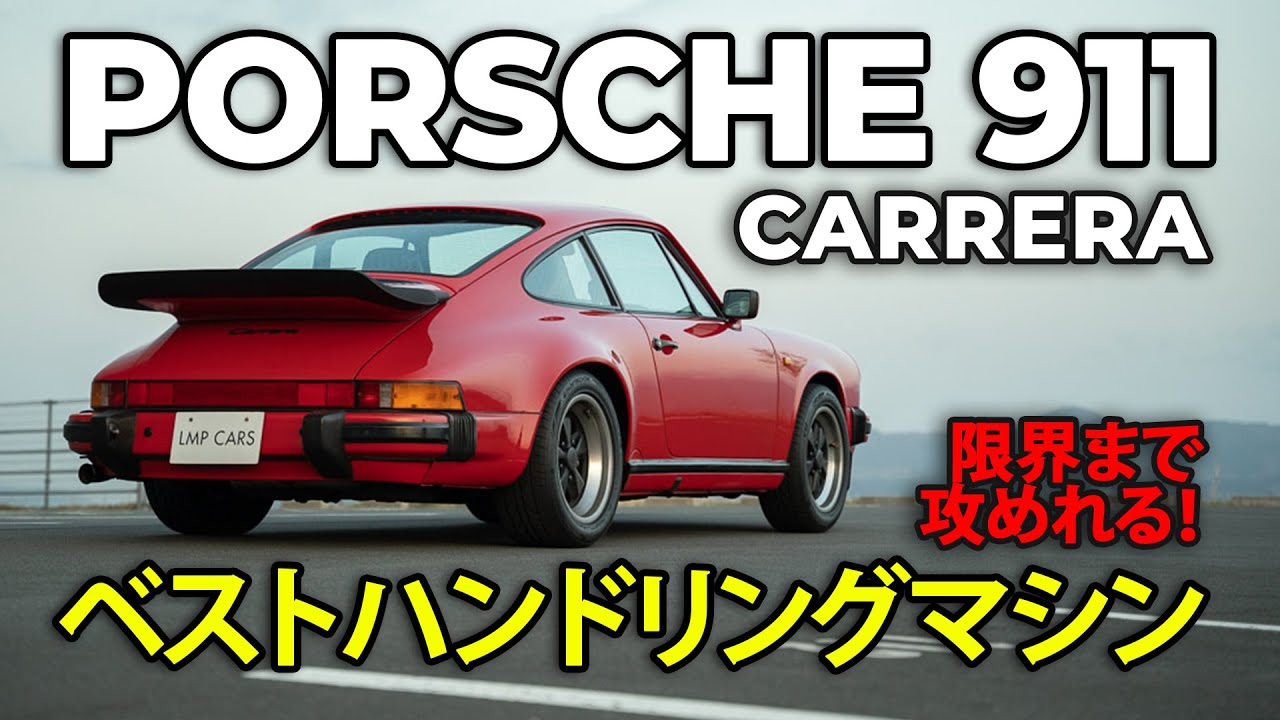Porsche 911 Carrera Coupe 3.2 1987 | ポルシェ911カレラクーペ3.2 ドライブ (Test Drive + Subtitles | 字幕)