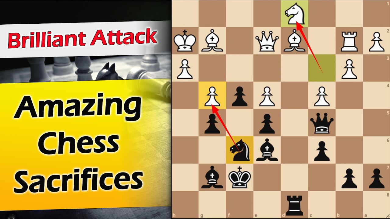 Amazing Chess Sacrifices | Sloth vs Watson 1991