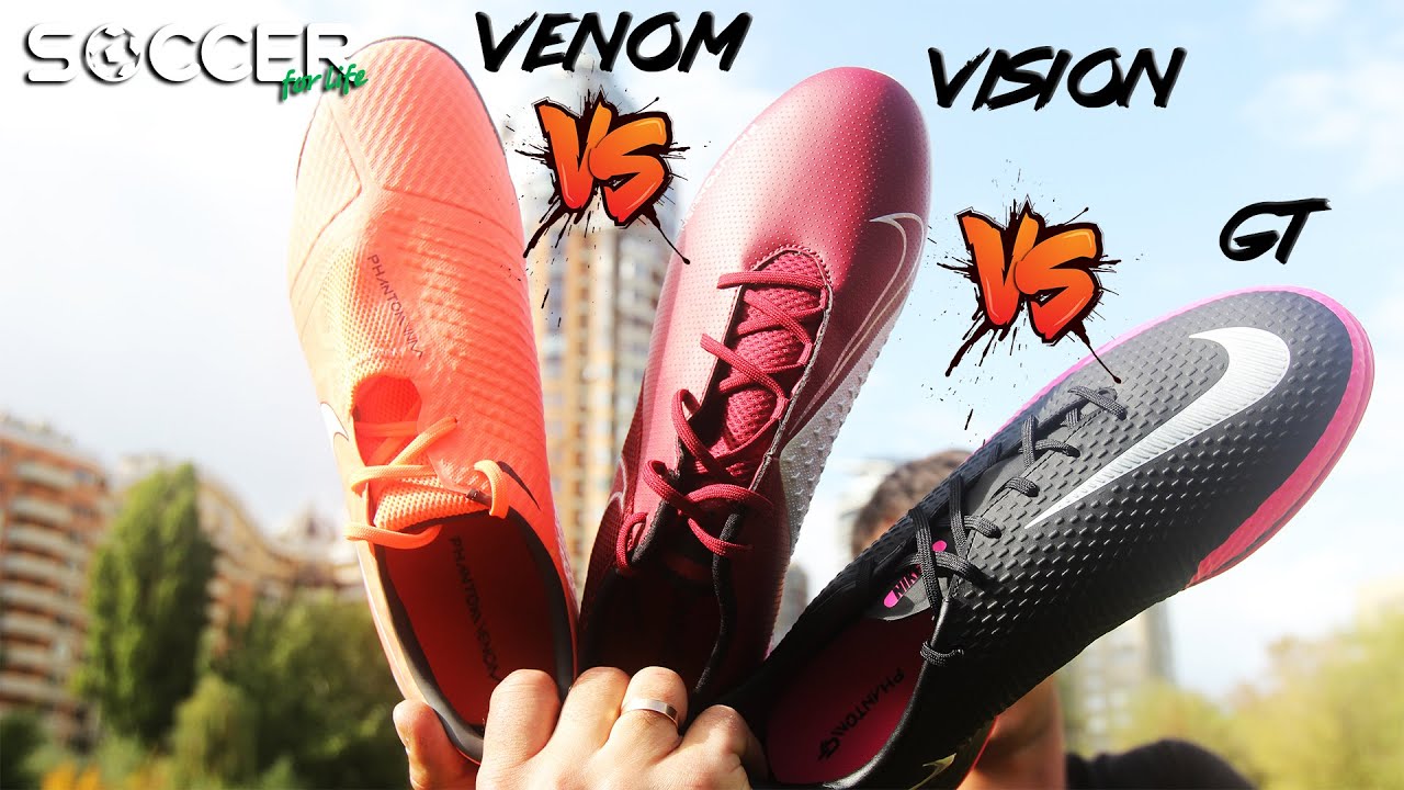 СРАВНЕНИЕ ВСЕХ NIKE PHANTOM. Nike Phantom Vision, Venom, GT