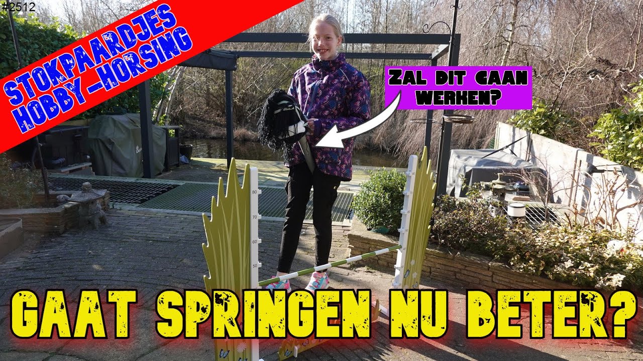 Voor mijn STOKPAARDJES naar de GAMMA. Hopelijk gaat hierna het Hobby-Horsing SPRINGEN BETER.  #2512