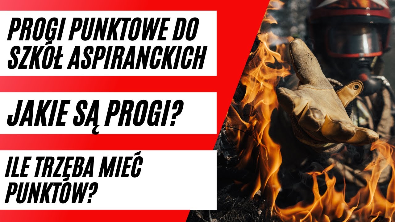 PROGI PUNKTOWE DO SZKÓŁ ASPIRANCKICH? JAKIE SĄ PROGI? ILE TRZEBA MIEĆ? ILE MAJĄ NAJLEPSI?