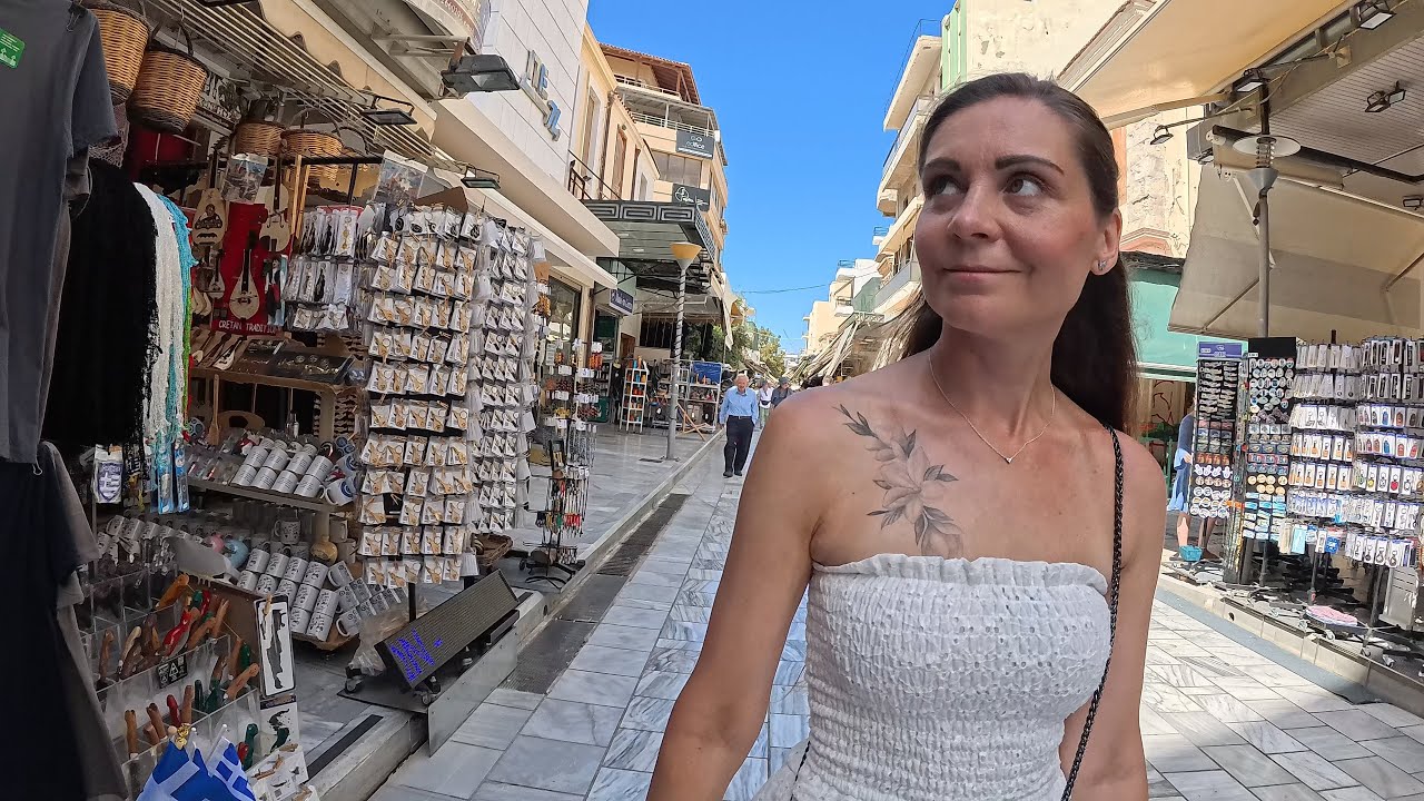 Unser Kreta Vlog im September 2025, Teil 5. Shopping Tour in Heraklion 🛍️☀️