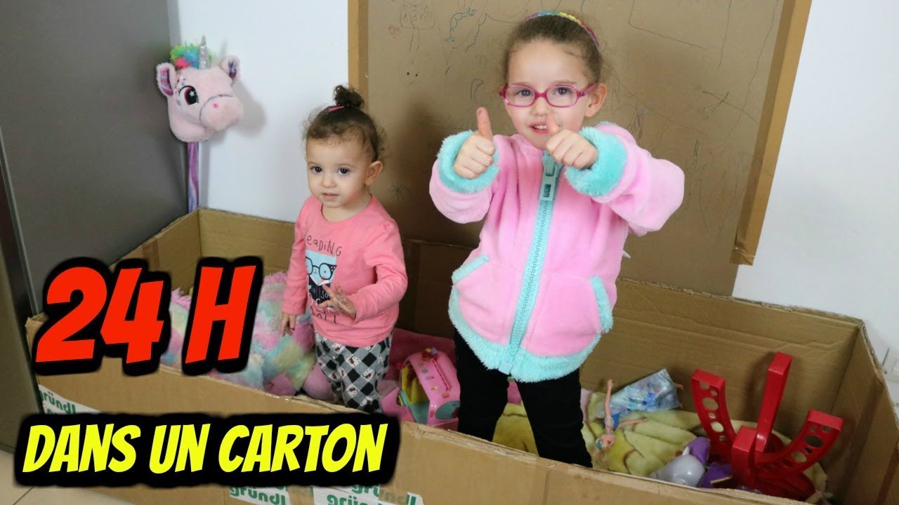 24 HEURES dans un carton avec Kamilia (challenge)