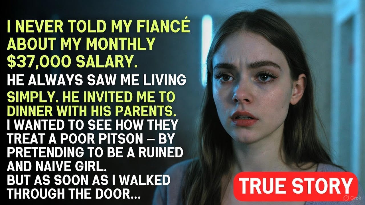 I NEVER TOLD MY FIANCÉ ABOUT MY MONTHLY $37,000 SALARY, SO I PRETENDED TO BE A RUINED GIRL...