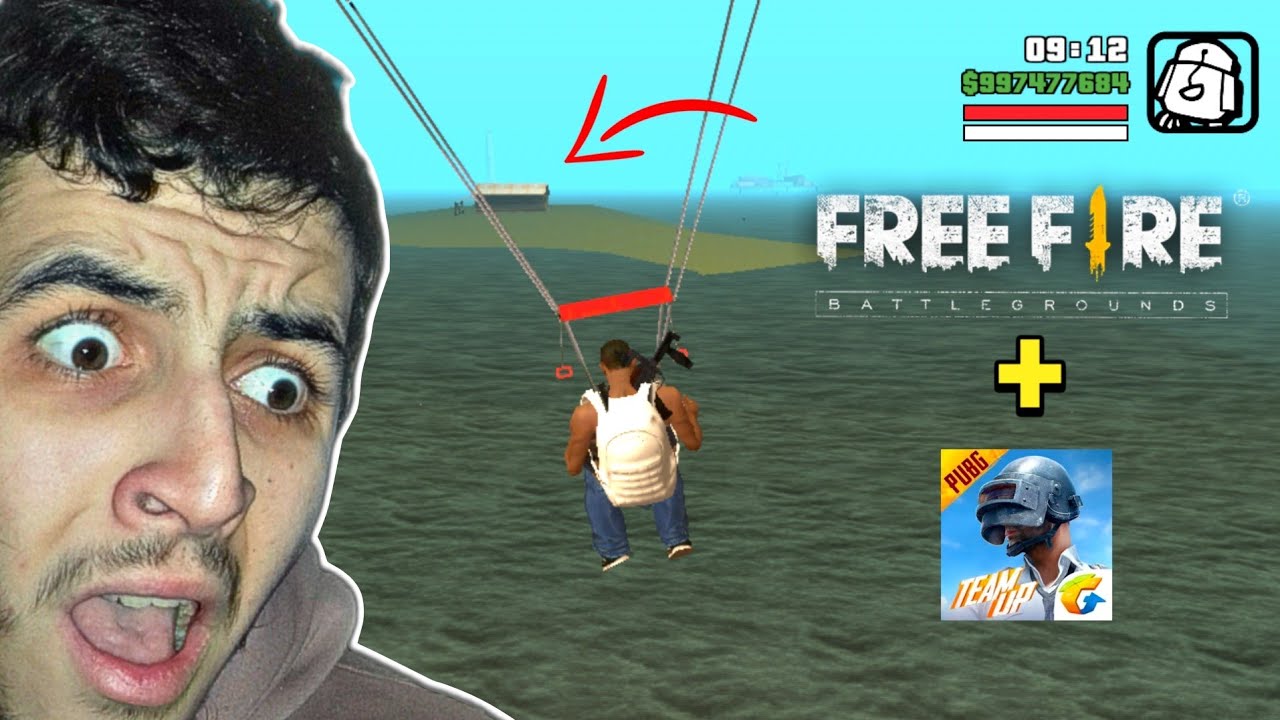 إيش يصير لو دمجت فري فاير وببجي مع لعبة GTA SA - أقوى باتل رويال في الحياة 🔥
