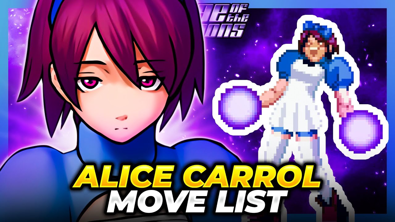 ALICE CARROL MOVE LIST - Rage of the Dragons (ROTD)