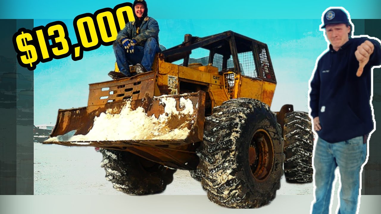Риск $13 000 за 40-летний CAT Skidder, который не эксплуатировался ГОДАМИ
