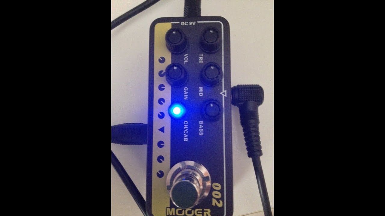 MOOER 002 (MARSHALL JCM 900): PEDAL VS. PREAMP