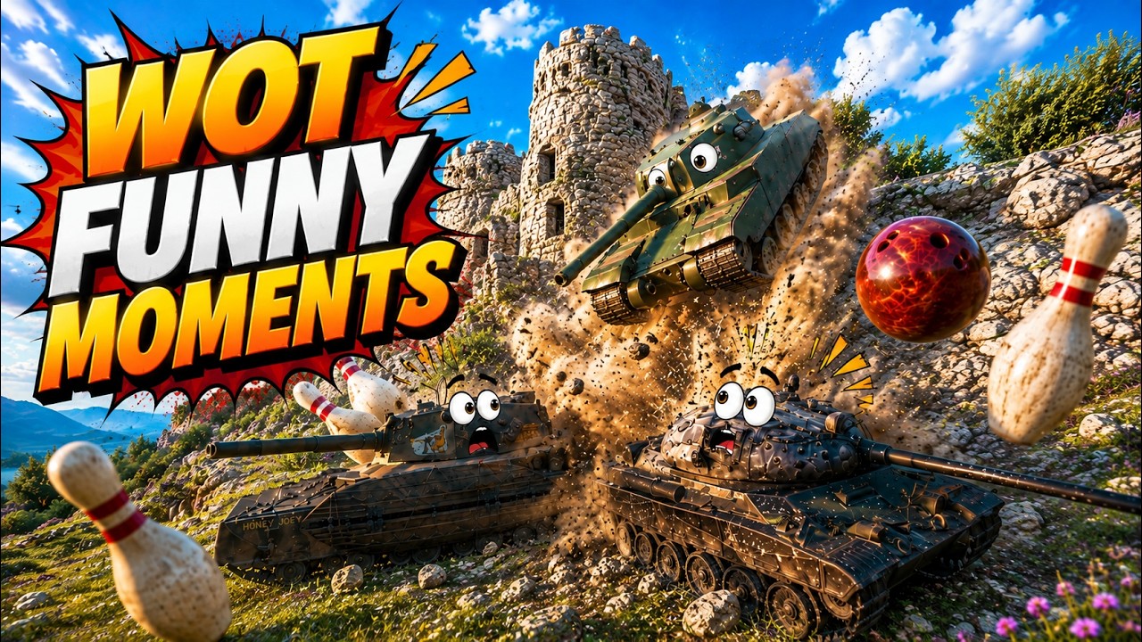 Wot Funny Moments 😂💥 Epic Fails & Crazy Luck
