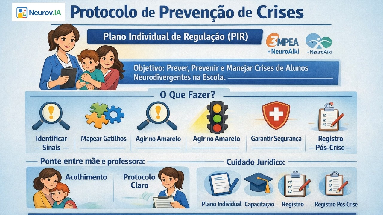 PROTOCOLO DE CRISE NA ESCOLA: O Passo a Passo que Protege Professores e Alunos
