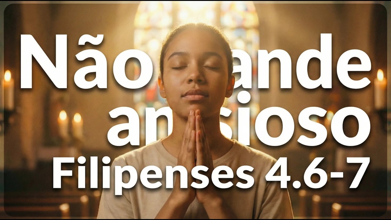 Filipenses 4:6-7 | A Paz de Deus Que Guarda o Coração | Oração Contra Ansiedade