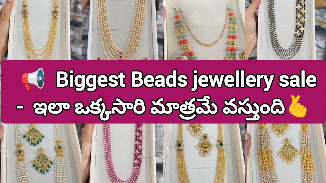 Lettest Hand made Beads jewellery collection|All over India free shipping @poojajewellery223-Khammam