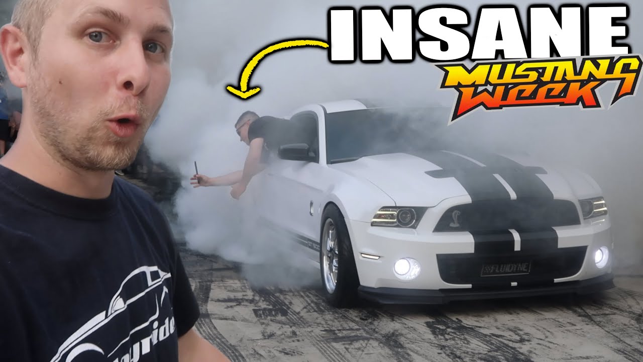 Mustang Week 2023 BURNOUT Competition at Beaver Bar