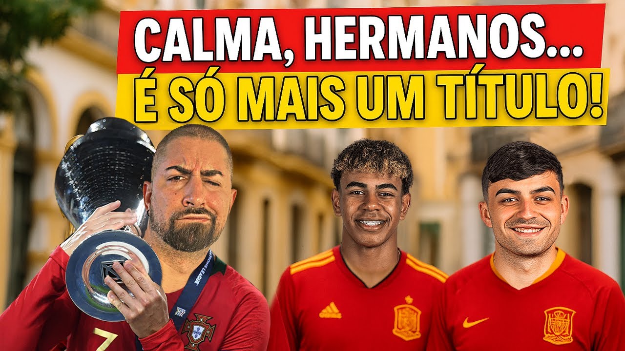 FUI ATÉ ESPANHA IRRITAR OS ESPANHÓIS 🇪🇸 PORTUGAL CAMPEÃO!!! 🇵🇹
