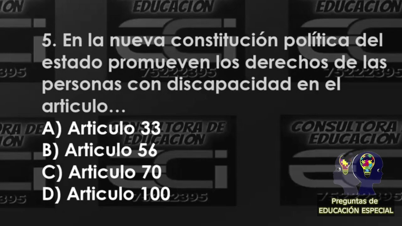 Preguntas de Exámenes Pasados de Educación Especial | Ingreso a las ESFM 2025