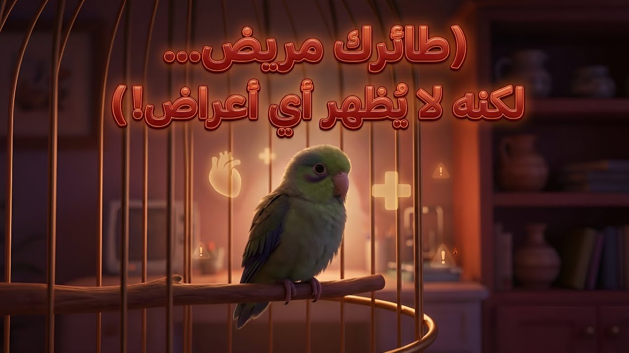 طائرك مريض ولا يُظهر أي أعراض؟ أخطر الأمراض الصامتة عند الطيور ومتى تتدخل فورًا