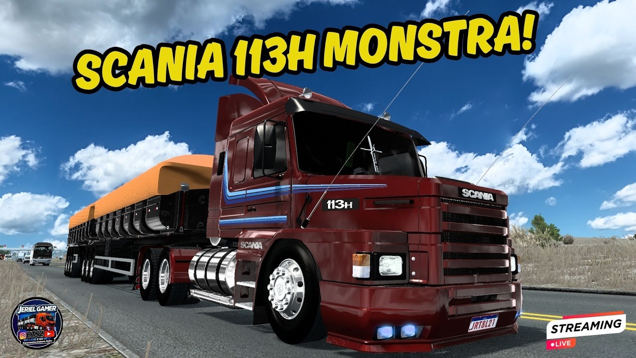 SCANIA 113H MONSTRA AO VIVO NO ETS2 1.57 - #ets2 #shortlive #gameplay #aovivo