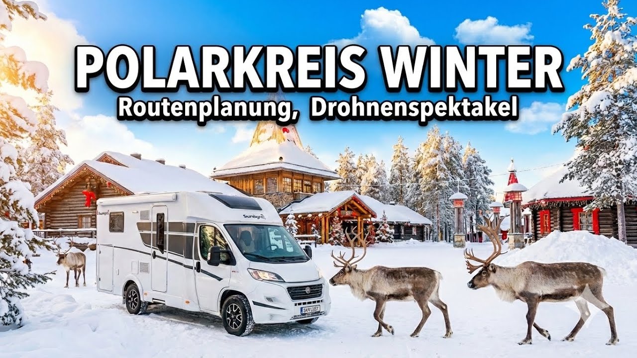 #363 Polarkreis im Winter, Routenplanung
