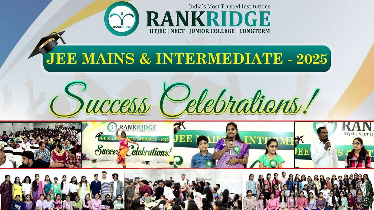 Historic Win & Unstoppable Success | Rankridge Tops JEE & NEET 2025 | Grand Celebration Moments