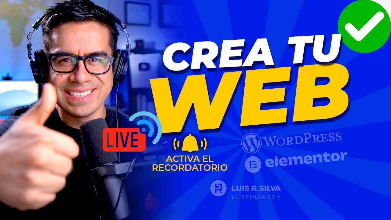 Cómo crear una página web desde cero ✅ con Wordpress y Elementor PRO 🔴 Sesión en VIVO