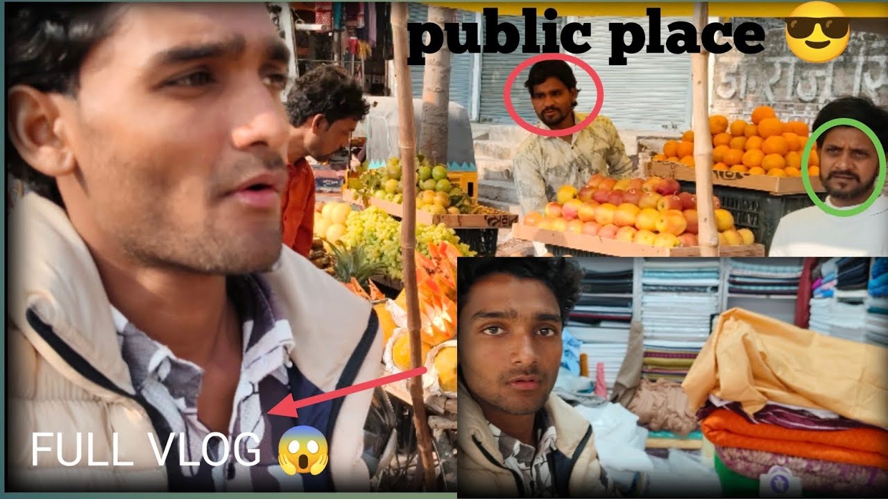 PUBLIC PLACE 😎 VLOG 😱 HOLI Ke shopping