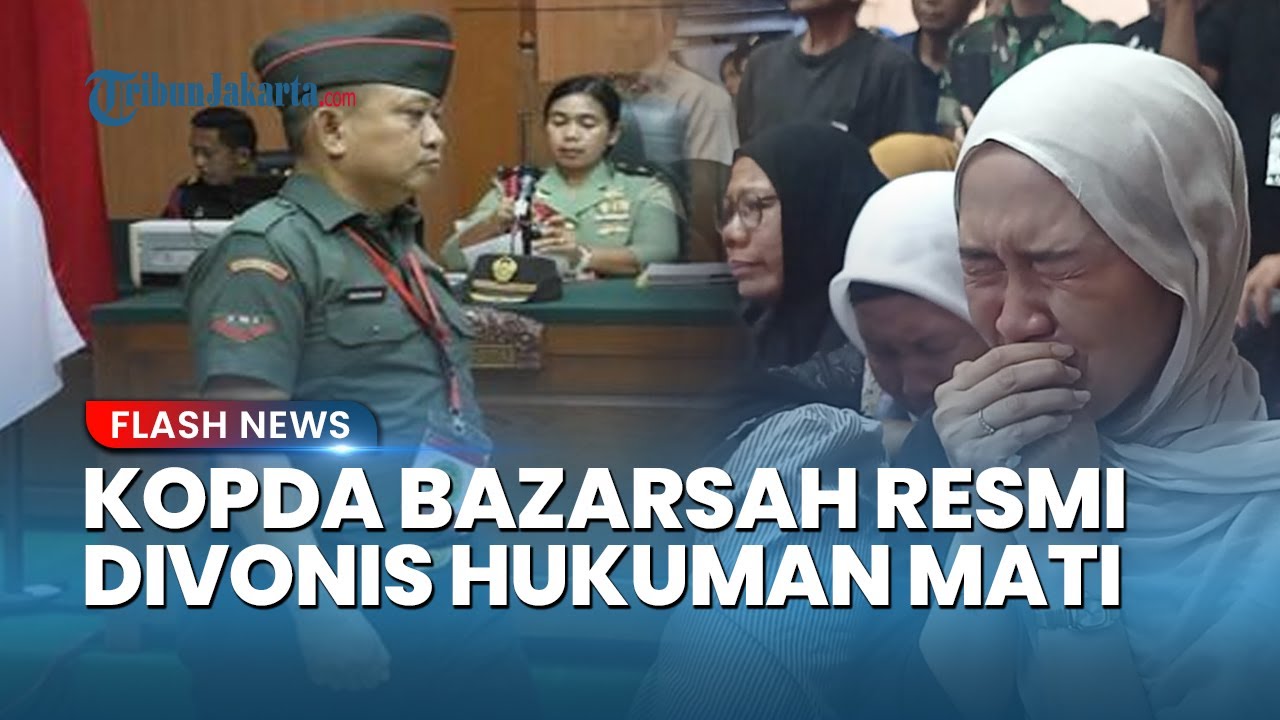 Hakim Vonis Mati Kopda Bazarsah & Dipecat dari Prajurit dalam Kasus TNI Tembak Mati 3 Polisi Lampung