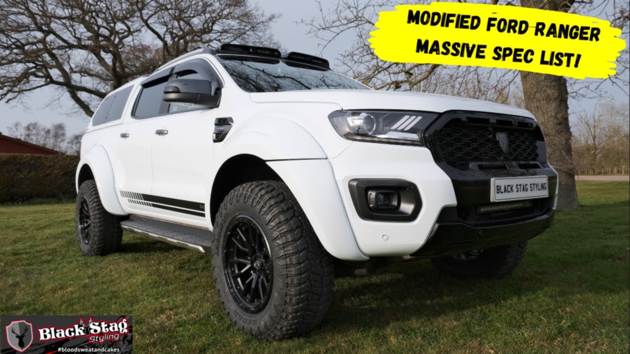 Modified Ford Ranger Wildtrak - MASSIVE SPEC LIST!! Black Stag Edition